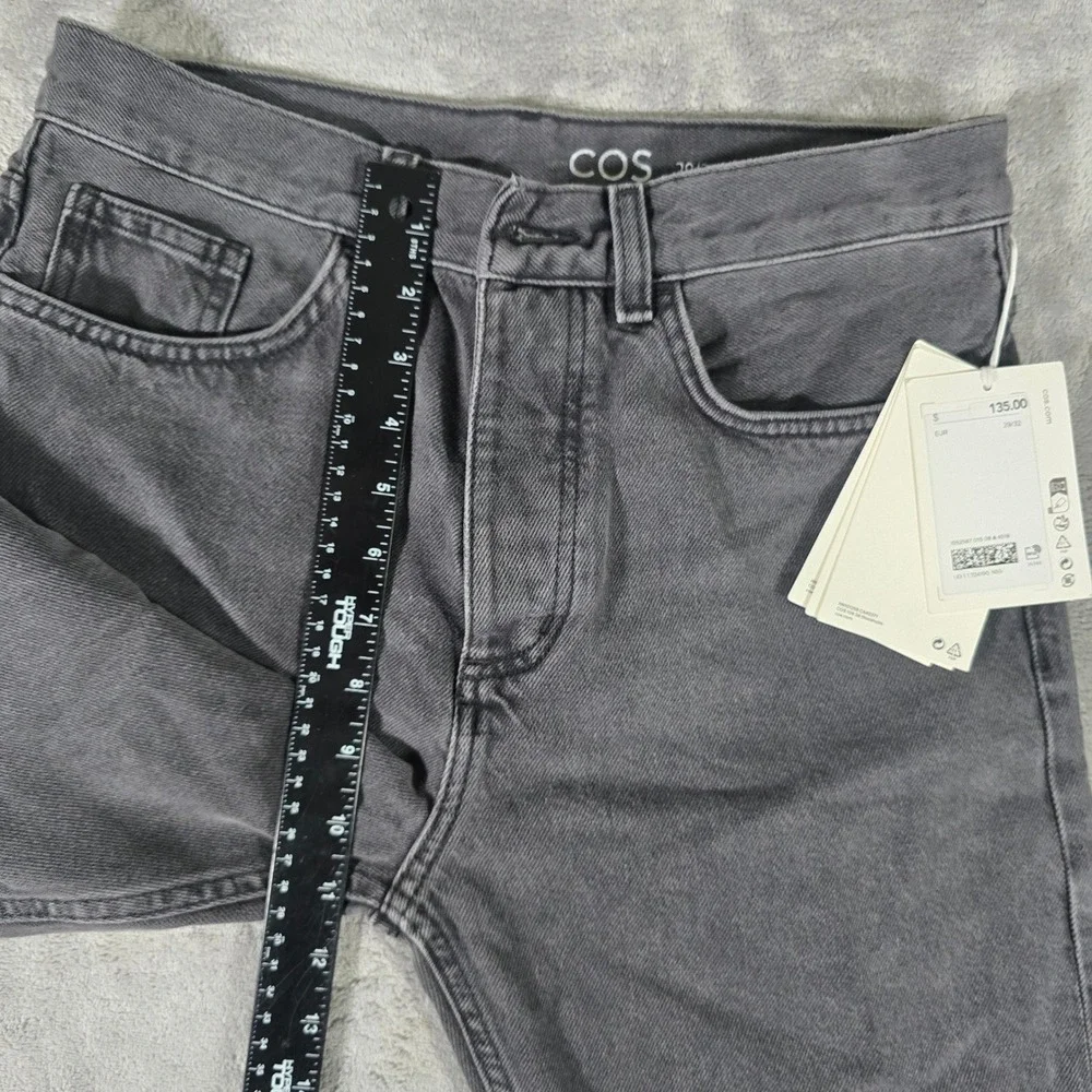 COS Gray Wash Jeans Regular Fit Tapered Leg Denim Pants‎ 29x32